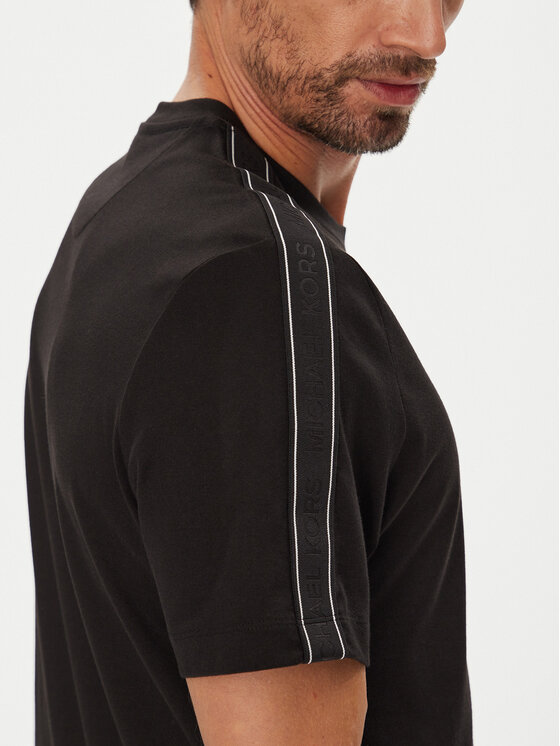 Michael Kors Michael Kors Тишърт CT4524E1V2 Черен Regular Fit
