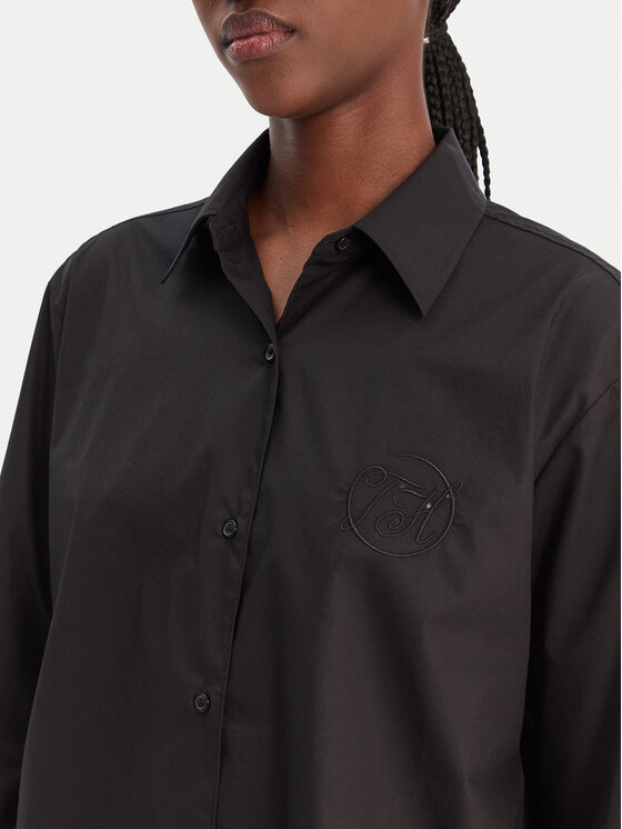 Tommy Hilfiger Tommy Hilfiger Camicia WW0WW48190 Nero Regular Fit