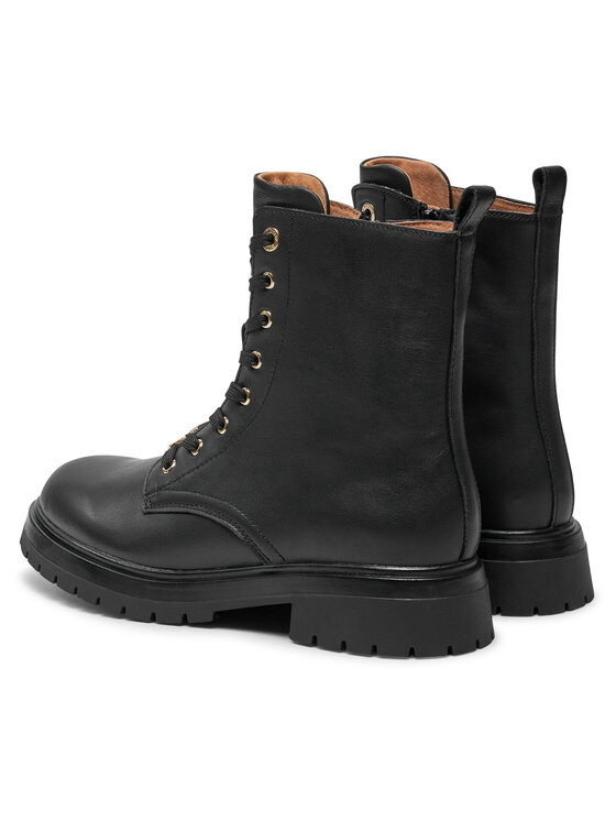 Tommy Hilfiger Tommy Hilfiger Schnürstiefeletten Lace Up Bootie T3A5-33568-0092 S Schwarz