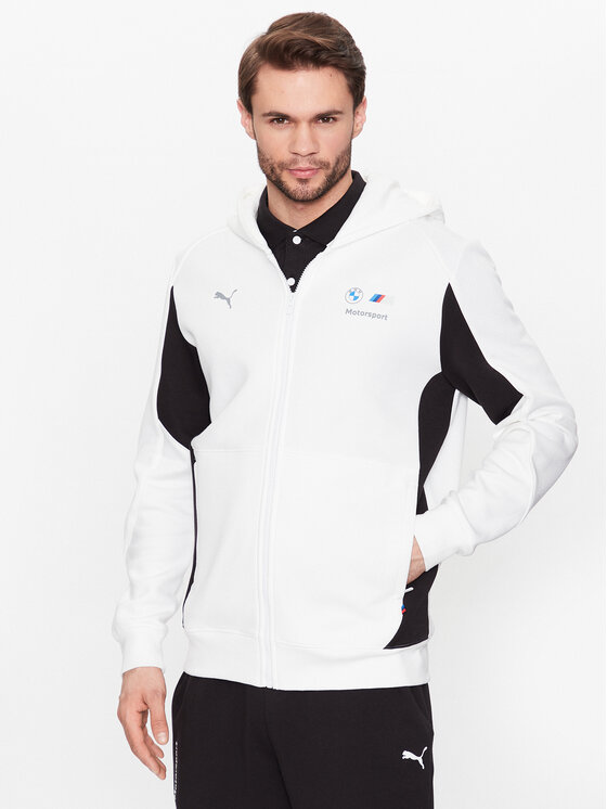 Puma Puma Felpa Bmw M Motorsport 538131 Bianco Regular Fit