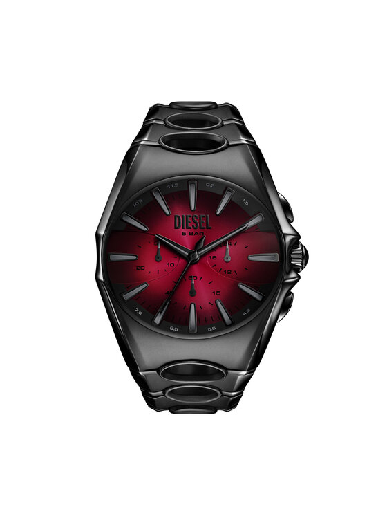 Diesel Diesel Laikrodis D-Curve Chronograph DZ4696 Juoda