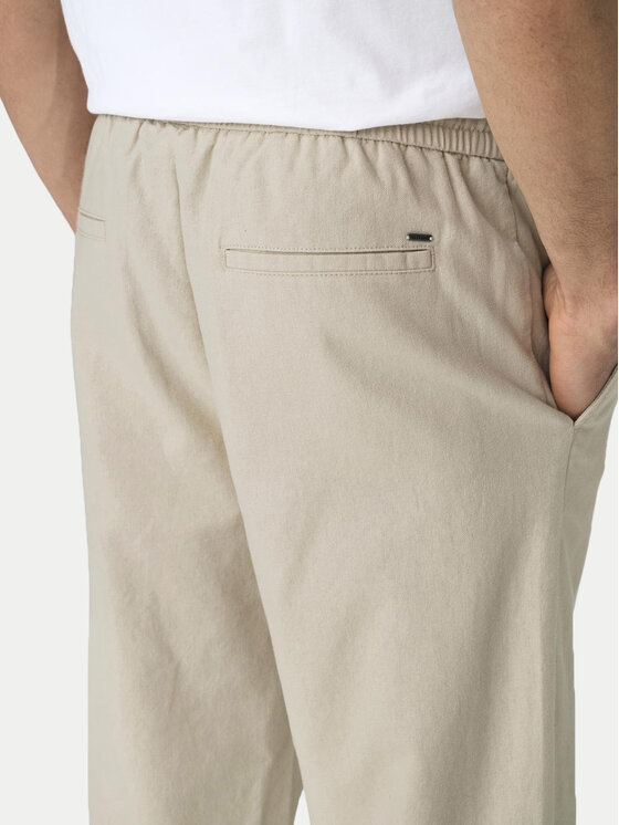 Only & Sons Only & Sons Pantaloni di tessuto Sinus 22028267 Beige Loose Fit