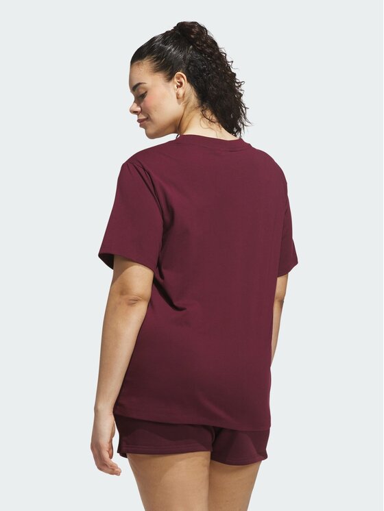 adidas adidas T-Shirt 159370 Czerwony ciemny Regular Fit
