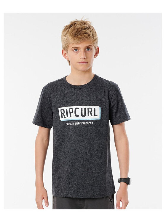 Rip Curl Rip Curl T-Shirt Boxed Tee-Boy Czarny Regular Fit