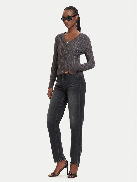 Guess Guess Kardiganas W5RR05 Z3KT0 Pilka Regular Fit