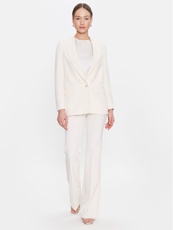 Marella Marella Švarkas Cordova 2330411231 Écru Regular Fit
