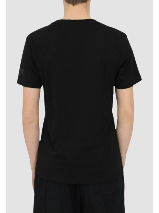 MOSCHINO MOSCHINO T-shirt t-shirt Moschino uomo scritta traforata Nero Regular Fit