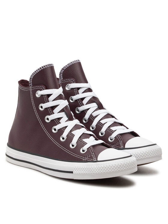 Converse Converse Trampki Chuck Taylor All Star Faux Leather A08639C Brązowy