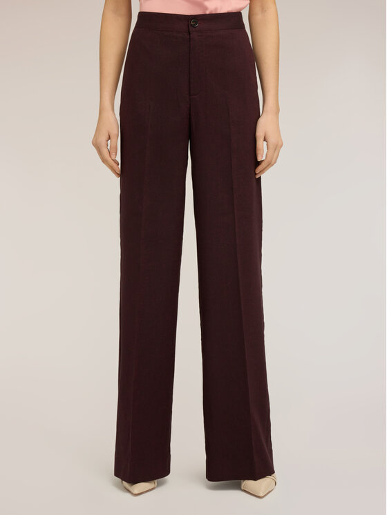 Motivi Motivi Pantaloni di tessuto P064Q004508N036 Bordeaux Over Fit