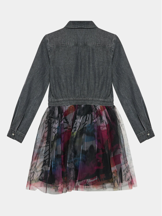 Guess Guess Každodenní šaty J3BK18 D4VS0 Barevná Regular Fit