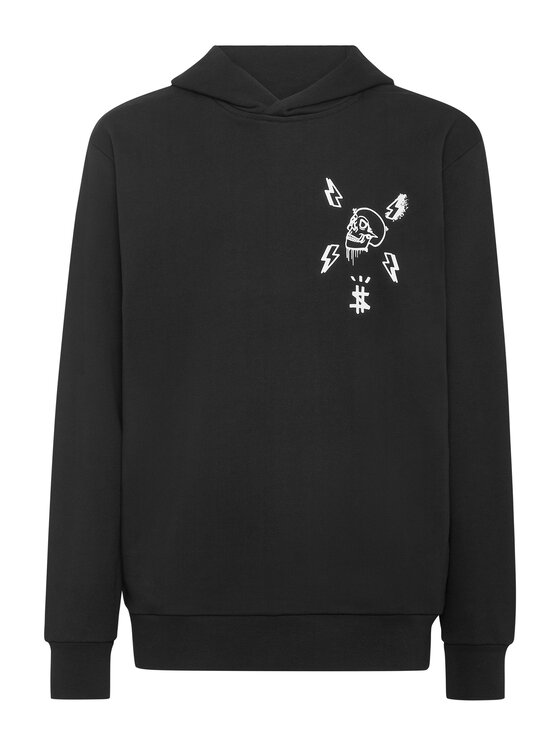 PHILIPP PLEIN PHILIPP PLEIN Mikina 201 Čierna Regular Fit