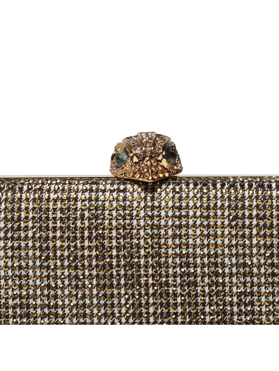 Kurt Geiger Kurt Geiger Дамска чанта Crystal Kensington Clutch 9102940609 Бежов