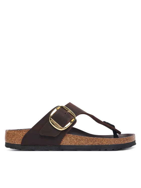 Birkenstock Birkenstock Žabky Gizeh Big Buckle 1033002 Tmavo hnedá