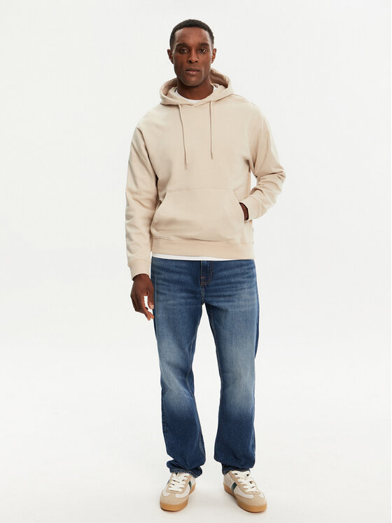 Jack&Jones Jack&Jones Majica dugih rukava Charge 12257852 Bež Loose Fit