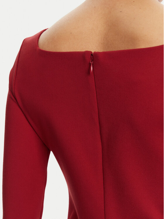STAUD STAUD Koktélruha Hawthorne R24R2225PF Piros Slim Fit