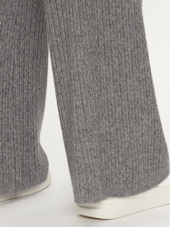 United Colors Of Benetton United Colors Of Benetton Megztos kelnės 126WDF00S Pilka Wide Leg