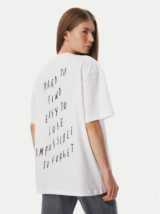 Karl Lagerfeld Jeans Karl Lagerfeld Jeans T-Shirt B4W17076 Biały Relaxed Fit