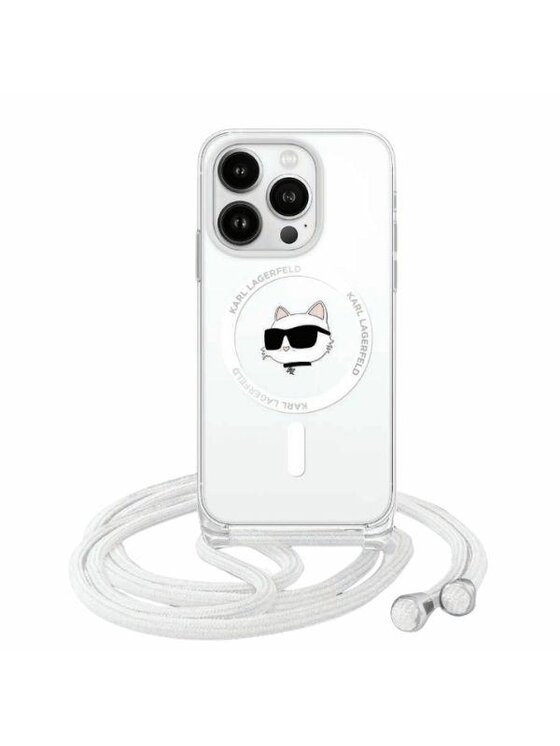 Etui na telefon KARL LAGERFELD, Przezroczysty, Apple iPhone 14 Pro