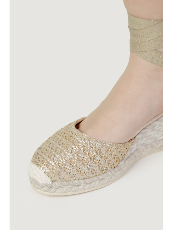 Espadrilles Espadrilles Décolleté ROY RAFIA ESPADRILLES PLATINO Grigio