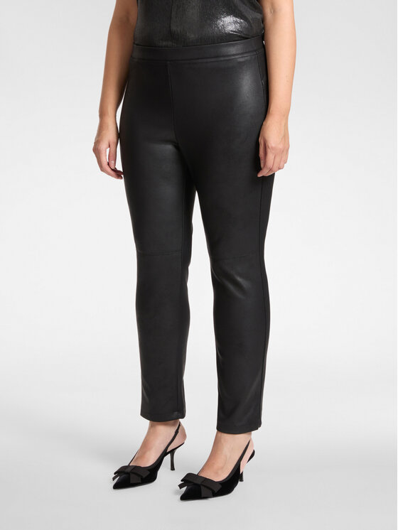 Elena Mirò Elena Mirò Pantaloni di tessuto P063Z000140N033 Nero Slim Fit