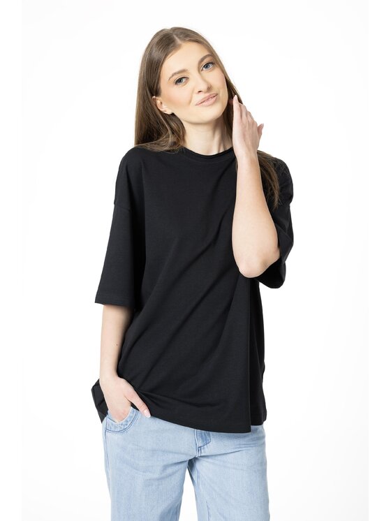 LAURELLA LAURELLA Blúzka 1UL023 Čierna Regular Fit