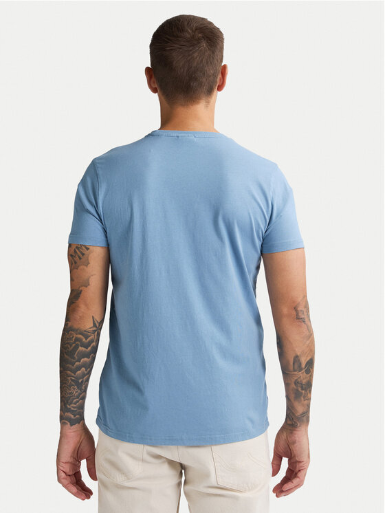 Petrol Industries Petrol Industries T-Shirt M-ROS-TSR002 Světle modrá Regular Fit