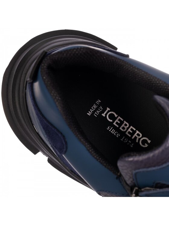Iceberg Iceberg Sneakersy IU16320C COMBO NAVY Granatowy