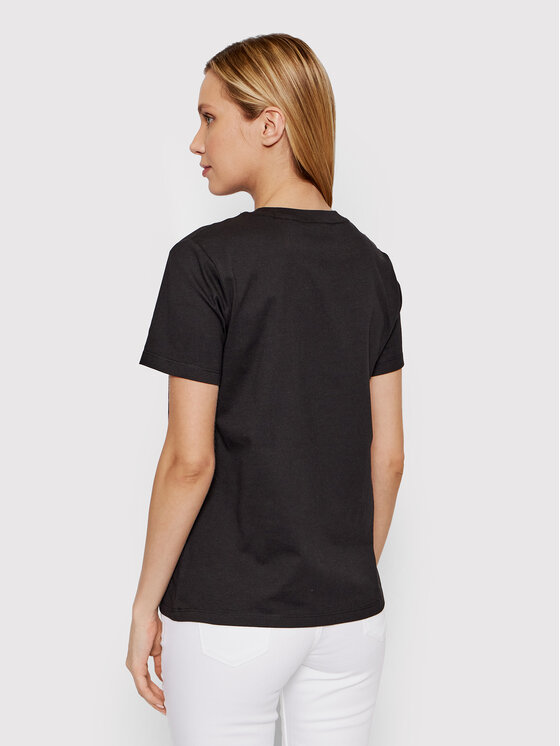 Calvin Klein Calvin Klein T-Shirt Micro Logo K20K203677 Czarny Regular Fit