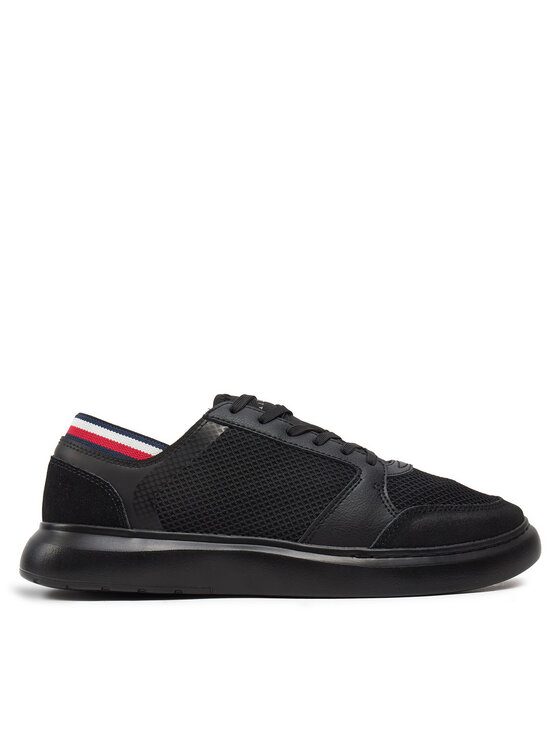 Sneakers Tommy Hilfiger Lightweight Cup Seasonal Mix FM0FM04961 Negru