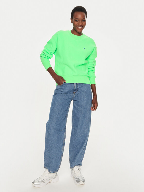Champion Champion Μπλούζα 116240 Πράσινο Loose Fit