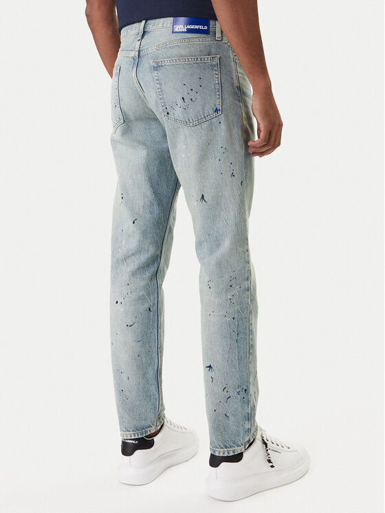 Karl Lagerfeld Jeans Karl Lagerfeld Jeans Jeans hlače B1M10054 Modra Tapered Fit