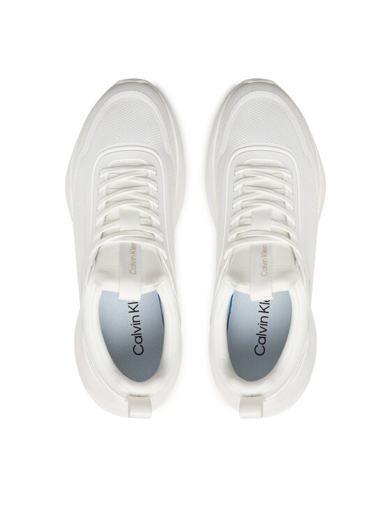 Calvin Klein Calvin Klein Sneakersy Light Eva Run Sock Mesh HW0HW03023 Biela