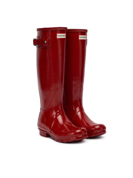Hunter Hunter Гумени ботуши Original Gloss WFT1000RGL Червен
