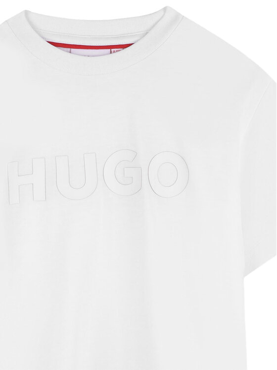 HUGO HUGO Футболка G01014 D Білий Regular Fit