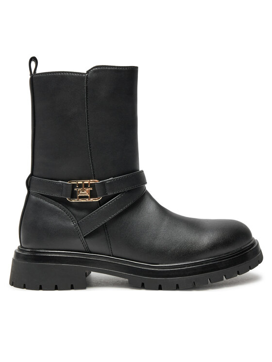 Tommy Hilfiger Īsie zābaki Boot T3A5-33574-1351 S Melns