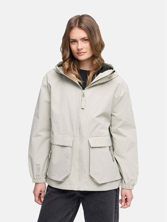 Navahoo Navahoo Kurtka przejściowa Donnerwetter Szary Regular Fit