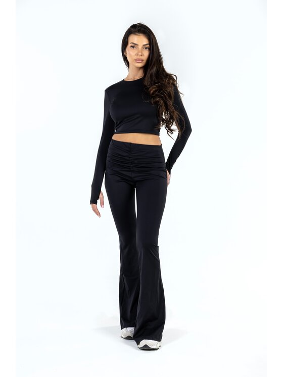 Agatha Studio Agatha Studio Komplet bluzka i spodnie A26ZS-KA-K56 Czarny Slim Fit