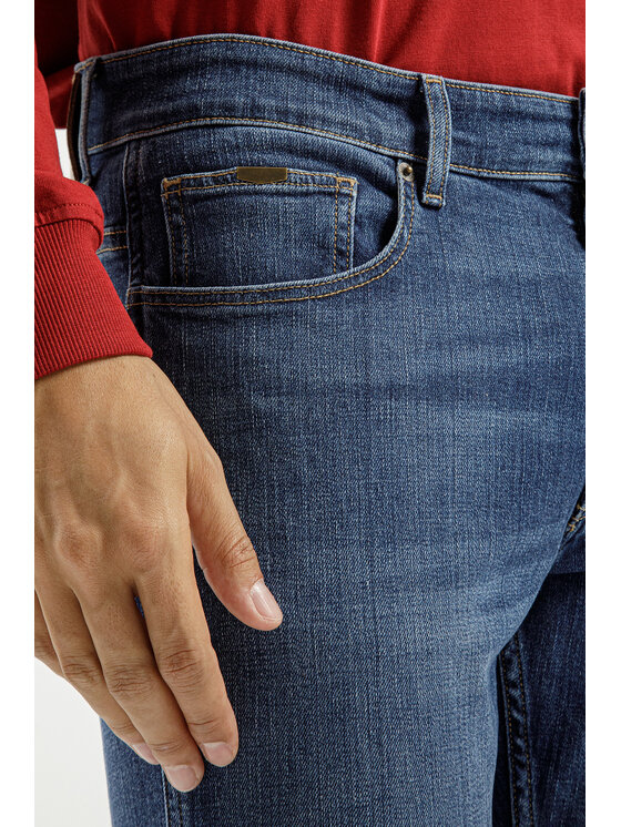 Cross Jeans Cross Jeans Jeansy C 132-084 Niebieski Straight Leg