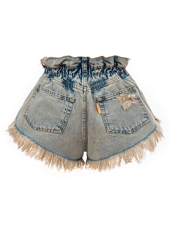 MissDenim MissDenim Szorty jeansowe Elastic Band Kolorowy Regular Fit