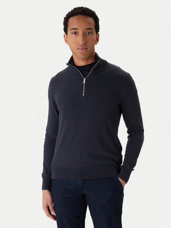 Marc O'Polo Marc O'Polo Svetr 529 5144 60314 Tmavomodrá Regular Fit