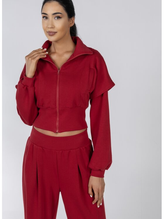 Love Saints Love Saints Dres L26ZF-KA-K11 Czerwony Regular Fit