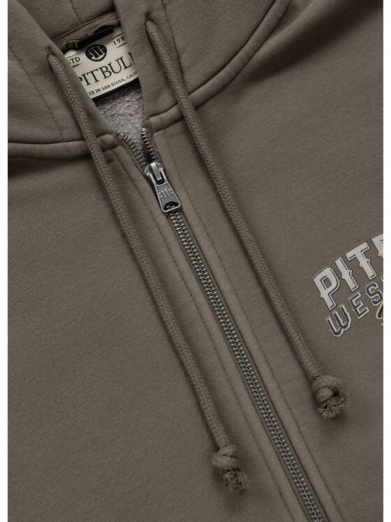 PITBULL PITBULL Bluza Washed SANTA MUERTE Zielony Regular Fit