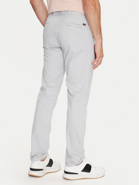 BOSS Boss Chinos kelnes Chino_Slim 50510933 Pilka Slim Fit