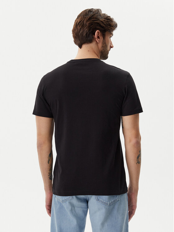 Calvin Klein Jeans Calvin Klein Jeans T-shirt Brush Stroke J30J327522 Crna Regular Fit