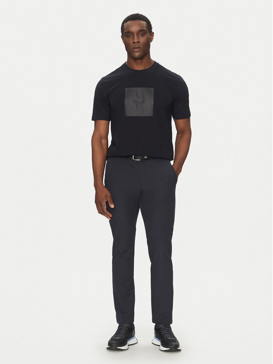 BOSS BOSS Póló Logo 50538096 Sötétkék Regular Fit