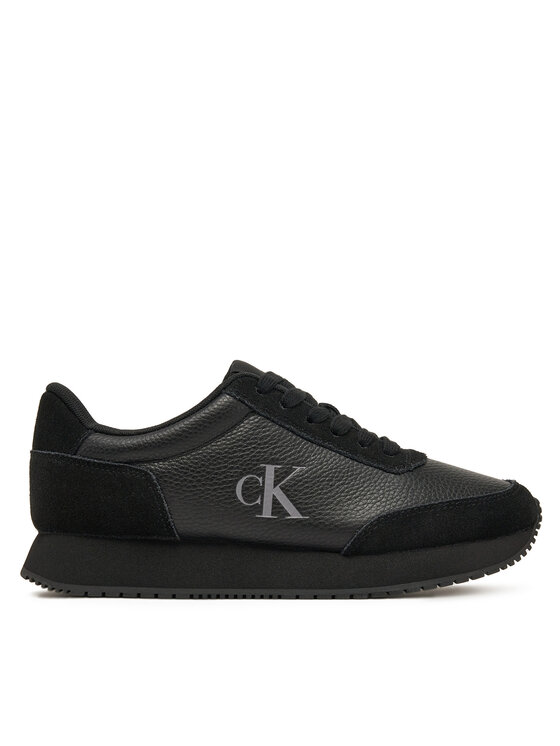Calvin Klein Jeans Calvin Klein Jeans Sneakersy Runner Laceup Low Mix Mg YW0YW01798 Czarny