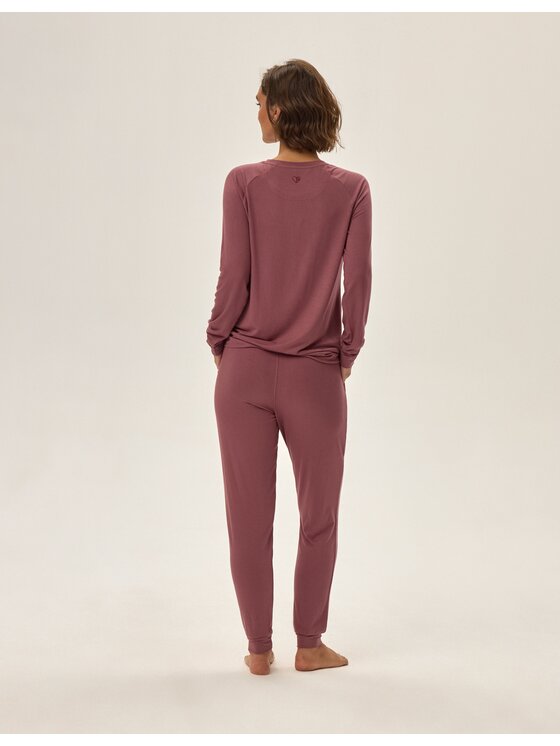 Esotiq Esotiq Piżama 42064 Fioletowy Regular Fit