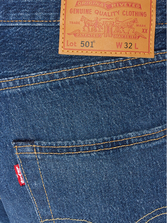 Levi's® Levi's® Džínové šortky 501® Hemmed 36512-0152 Tmavomodrá Regular Fit