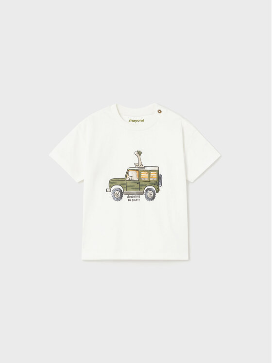 Mayoral Mayoral T-särk 1029 Valge Regular Fit