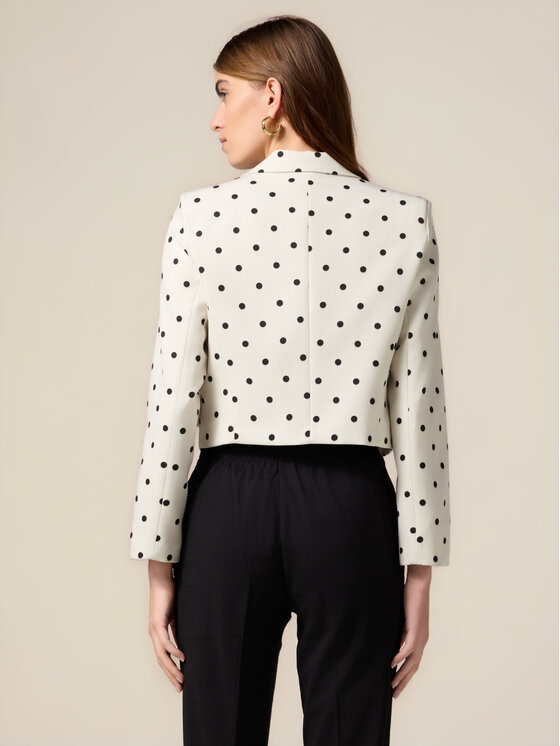 Oltre Oltre Giacca outdoor R222R002326N021 Bianco Cropp Fit